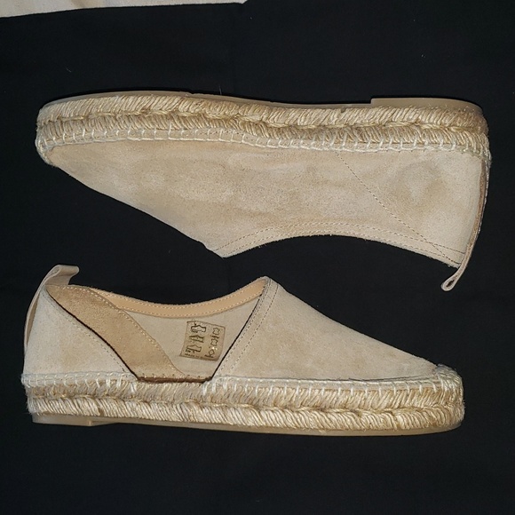 Rag & Bone Delos Sand Suede Espadrille 36.5 - Picture 4 of 8
